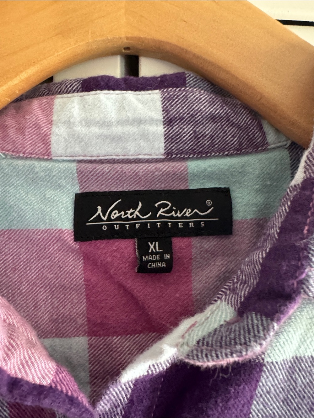 Bundle of 2 North River Outfitters Button Down Flannel Shirts - Picture 6 of 7